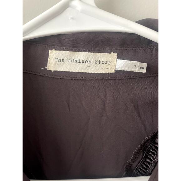 The Addison Story Gray Button Down Dress Sz S - Picture 4 of 5